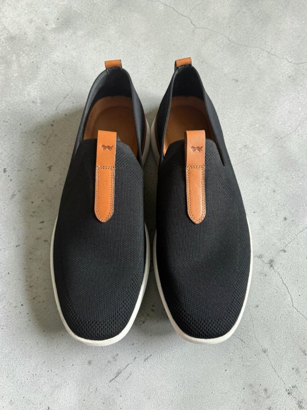 WOLF & SHEPARD Men’s Black Swiftknit Loafers Size 11